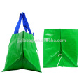 Bolsos de compras reutilizables tejidos pp, bolsos del estilo del barco